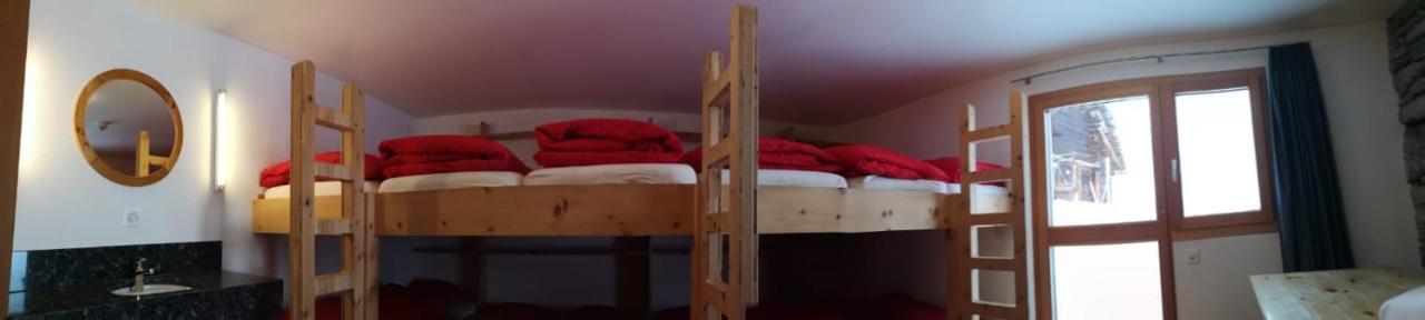 Gasthaus Alpenrose Juf Otel Dış mekan fotoğraf