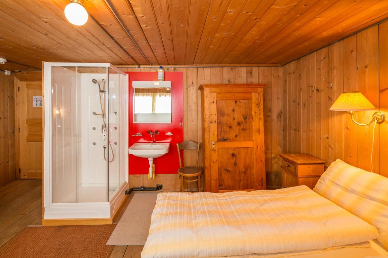 Gasthaus Alpenrose Juf Otel Dış mekan fotoğraf